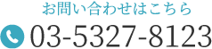 お問い合わせはこちら Tel.03-5327-8123